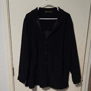 Black Button-Up Shirt